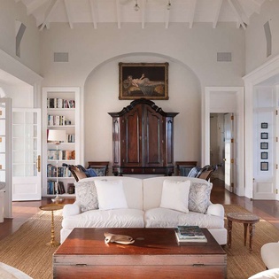 Living Room at WV PBO, Colombier, St. Barthelemy