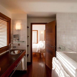 Bathroom at WV LAM, Gustavia, St. Barthelemy