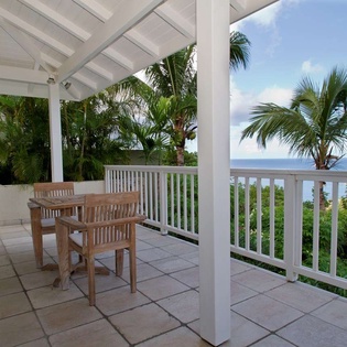Deck at WV AMI, Lurin, St. Barthelemy