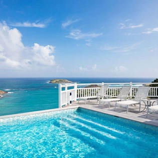 Villa Pool at WV MLA, Marigot, St. Barthelemy
