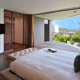 Bedroom at WV FLA, Flamands, St. Barthelemy