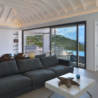 Living Room at WV TSO, Colombier, St. Barthelemy