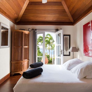 Bedroom at WV PAS, Lurin, St. Barthelemy