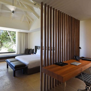 Bedroom at WV VES, Lurin, St. Barthelemy