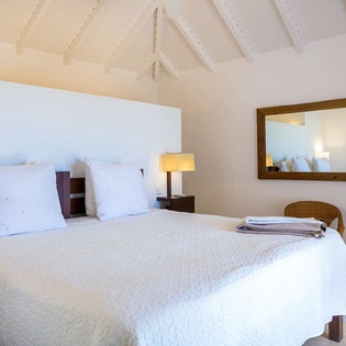 Bedroom at WV BBA, St. Jean, St. Barthelemy