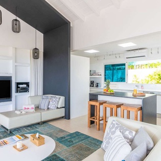 Living Room at WV BEL, Vitet, St. Barthelemy