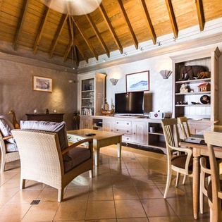 Living Room at WV KAN, Colombier, St. Barthelemy