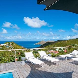 Deck at WV LUM, Flamands, St. Barthelemy