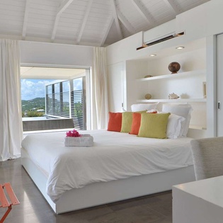 Bedroom at WV APN, Mont Jean, St. Barthelemy