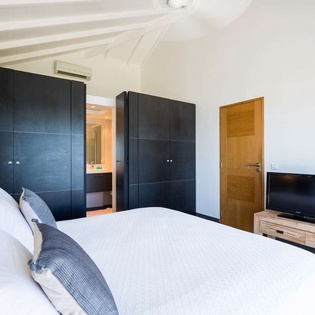 Bedroom at WV AUS, Pointe Milou, St. Barthelemy