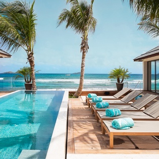 Villa Pool at WV CTL, Lorient Beach, St. Barthelemy