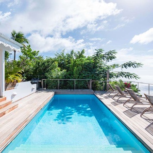 Villa Pool at WV MOU, Lurin, St. Barthelemy