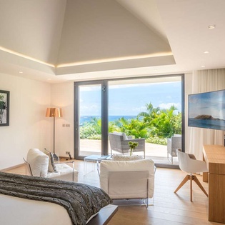 Bedroom at WV BST, Lurin, St. Barthelemy