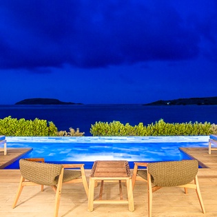 Villa Pool at WV BLE, Grand Cul de Sac, St. Barthelemy