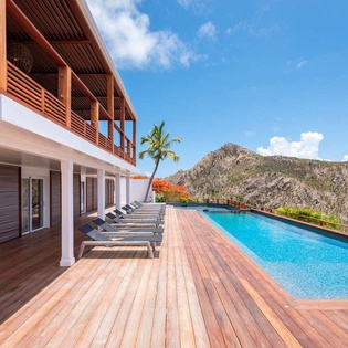 Villa Pool at WV JAB, Petite Saline, St. Barthelemy