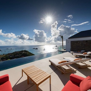 Villa Pool at WV DZR, Colombier, St. Barthelemy