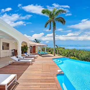 Villa Pool at PIE HAP, Mt. Choisy, St. Martin
