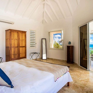 Bedroom at WV NOC, Mont Jean, St. Barthelemy