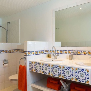 Bathroom at WV LUZ, Camaruche, St. Barthelemy