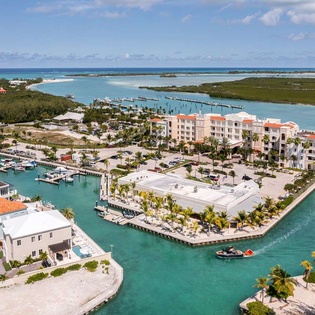 Aerial photo of TC SUG, Leeward, Turks & Caicos