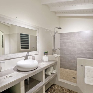Bathroom at SXM GSL, Hillside/Terres Basses, St. Martin