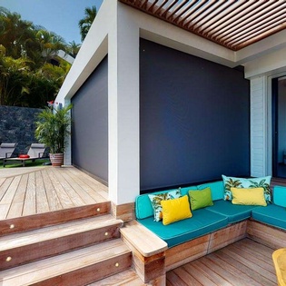 Deck at WV FAS, St. Jean, St. Barthelemy
