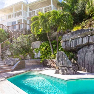Villa Pool at WV ACI, Flamands, St. Barthelemy