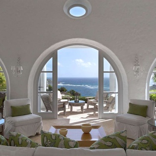 Living Room at WV JAY, Mont Jean, St. Barthelemy