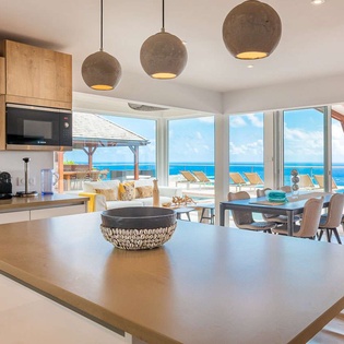 Kitchen at WV ZUL, Vitet, St. Barthelemy