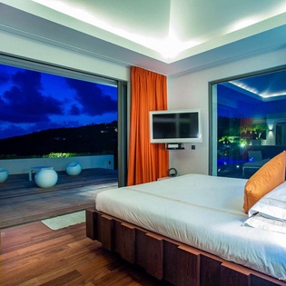 Bedroom at WV GEM, Gouverneur, St. Barthelemy