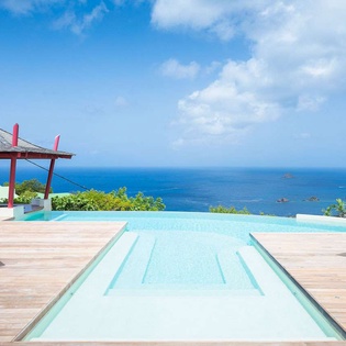 Villa Pool at WV BSN, Lurin, St. Barthelemy
