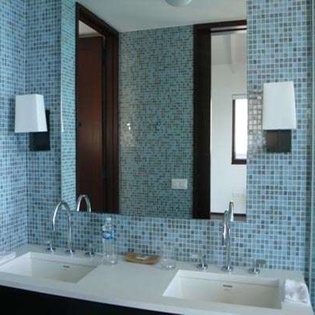 Bathroom at WV BBS, St. Jean, St. Barthelemy