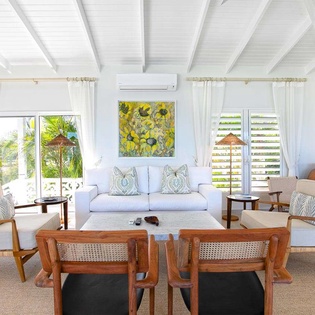 Living Room at PIE FAL, Hillside/Terres Basses, St. Martin