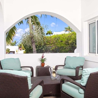 Sitting Room at PIE BDV, Beachfront/Cupecoy, St. Martin