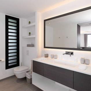Bathroom at WV DAD, Lorient, St. Barthelemy
