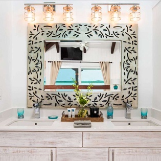 Bathroom at IE BAS, Chalk Sound/Taylors, Turks & Caicos