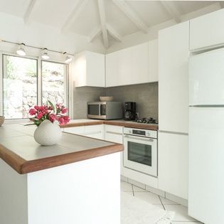 Kitchen at WV REL, St. Jean, St. Barthelemy