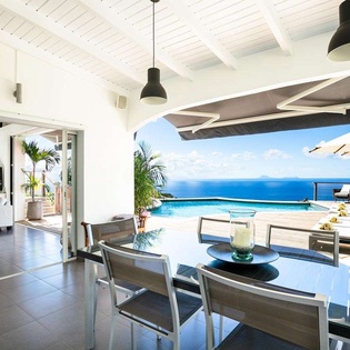 Dining Room at WV GGL, Gouverneur, St. Barthelemy