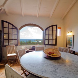 Dining Room at WV KDY, Marigot, St. Barthelemy