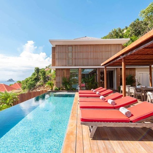 Villa Pool at WV BCA, Corossol, St. Barthelemy