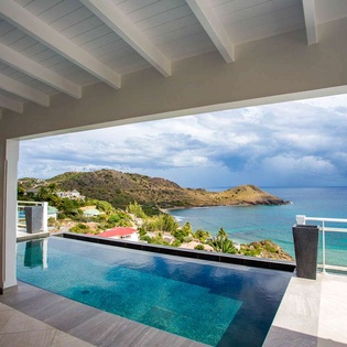Villa Pool at WV CAO, Toiny, St. Barthelemy