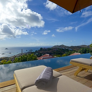 Deck at WV EDU, Lurin, St. Barthelemy