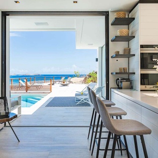 Kitchen at WV TAR, Camaruche, St. Barthelemy