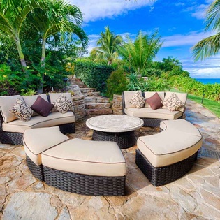 Patio at AXA NEV, Long Bay, Anguilla