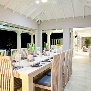 Dining Room at SXM GSL, Hillside/Terres Basses, St. Martin