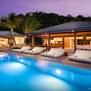 Villa Pool at WV IXF, St. Jean, St. Barthelemy