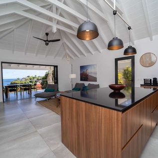 Kitchen at WV RID, Anse des Cayes, St. Barthelemy