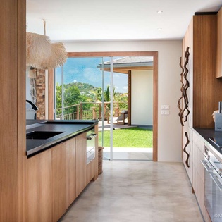 Kitchen at WV IXF, St. Jean, St. Barthelemy