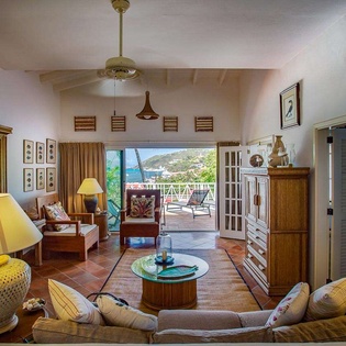 Living Room at WV LKJ, Gustavia, St. Barthelemy