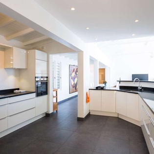 Kitchen at WV AUS, Pointe Milou, St. Barthelemy